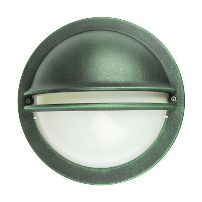 BERLIN 611 BLACK/GREEN E27 LED 9W OPAL LAMPSHADE
