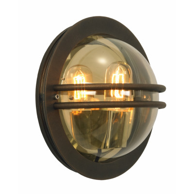 BREMEN 630 BLACK/COPPER E27 LED 9W CLEAR LAMPSHADE