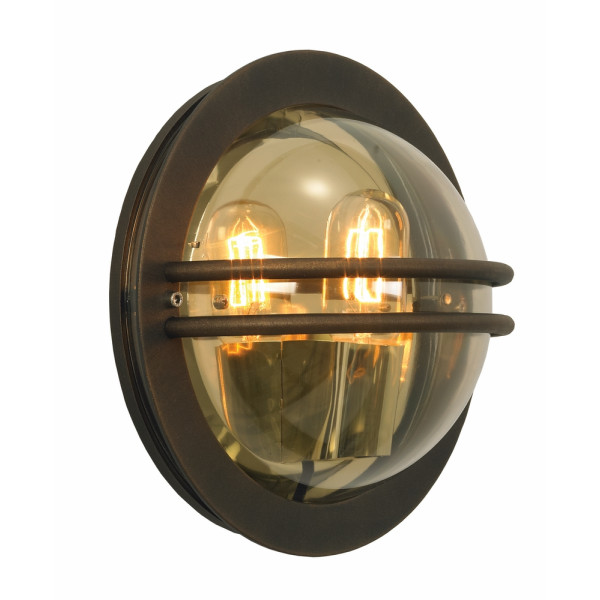 BREMEN 630 BLACK/COPPER E27 LED 9W CLEAR LAMPSHADE
