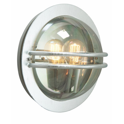 BREMEN 630 HOT-DIP GALVANIZING E27 LED 9W CLEAR LAMPSHADE