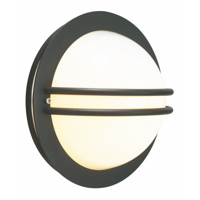 BREMEN 638 BLACK LED 10W 3000K OPAL LAMPSHADE