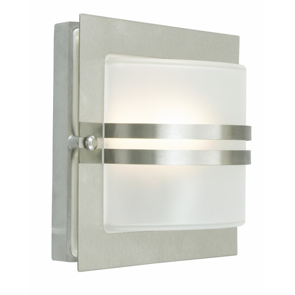 BERN 651 STAINLESS STEEL E27 LED 9W SATIN SHADE