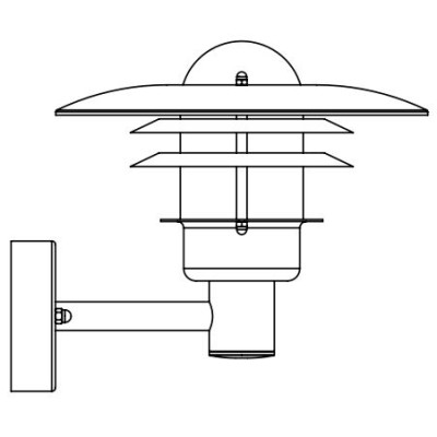 LARVIK 690 BLACK/COPPER E27 LED 9W