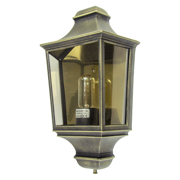 GLASGOW 730 BLACK/GOLD E27 LED 9W