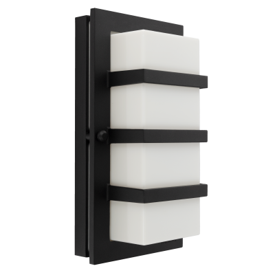 BODEN 860 BLACK E27 LED 9W OPAL LAMPSHADE