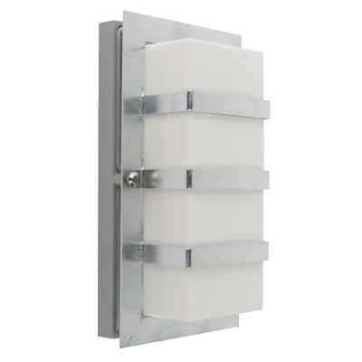 BODEN 860 HOT-DIP GALVANIZING E27 LED 9W OPAL LAMPSHADE