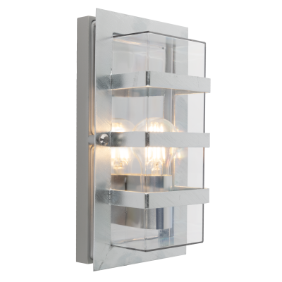 BODEN 862 HOT-DIP GALVANIZING E27 LED 9W CLEAR LAMPSHADE