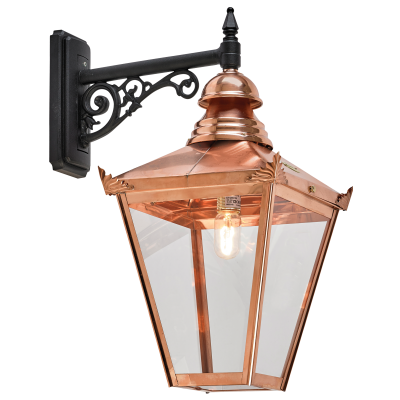 CHELSEA 964 COPPER E27 LED 11W ON ARM DOWN BIG