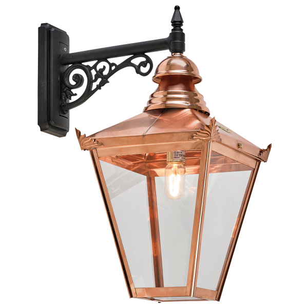 CHELSEA 964 COPPER E27 LED 11W ON ARM DOWN BIG