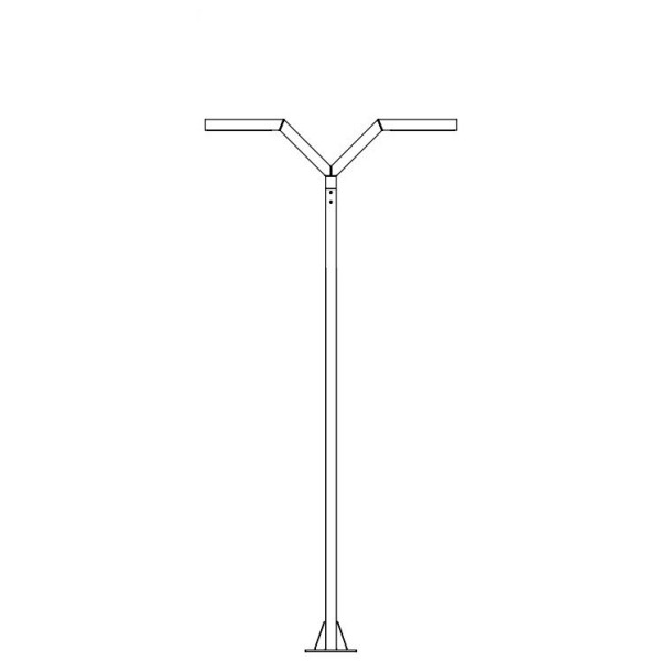TRYSIL 1013 ALUMINUM 4xLED 33W 4000K 300CM