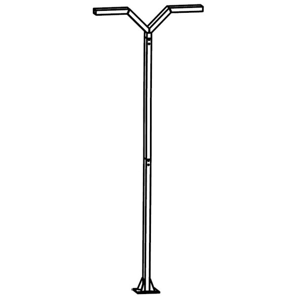 TRYSIL 1038 ALUMINUM 4xLED 40W 3000K 400CM