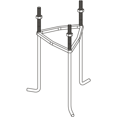 METAL BASE 1230 TO CONCRETE