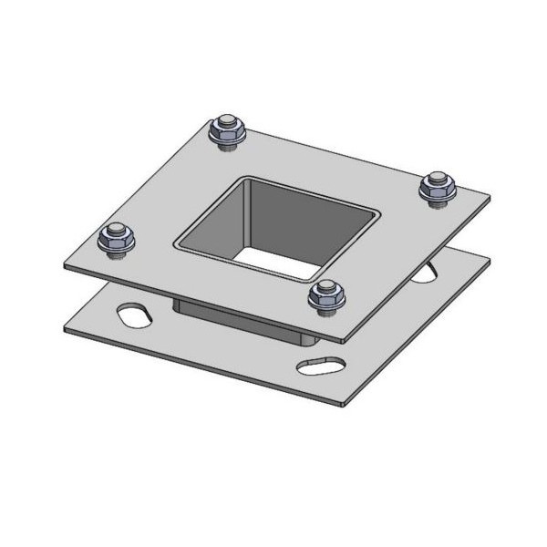 ADAPTER 1259 FOR LAMPPOST SQUARE BASE 4xM14 SCREWS 160/180 ACCESSORY