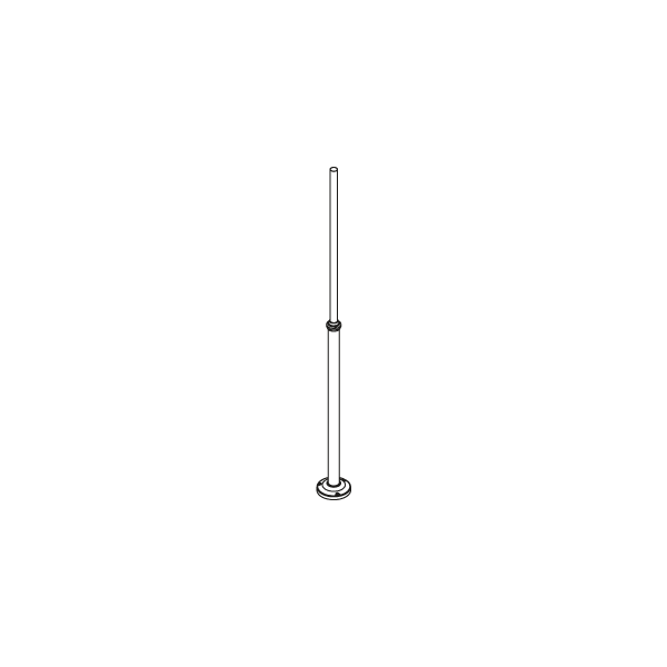 LAMPPOST 1270 WHITE o50 220-320CM