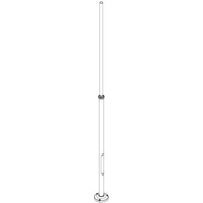 LAMPPOST 1275 ALU o50 260-400CM REVISION DOOR