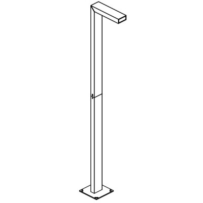 ASKER POLE 1360 BLACK/COPPER 2xLED 12W 3000K 216CM
