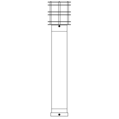 STOCKHOLM 1420 BLACK/COPPER E27 LED 9W 85CM