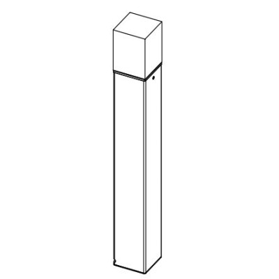 ARENDAL MINI 1566 BLACK/COPPER LED 4W 3000K 37CM