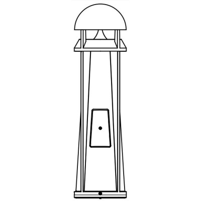 NARVIK II 1736 COPPER BROWN LED 22,2W 3000K CLEAR LAMPSHADE