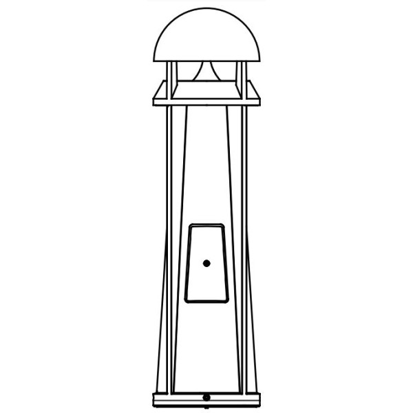 NARVIK II 1736 COPPER BROWN LED 22,2W 3000K CLEAR LAMPSHADE