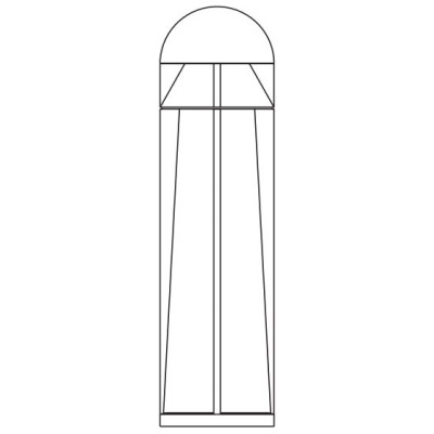 NARVIK II 1850 CORTEN STEEL LED 22,2W 3000K SATIN SHADE