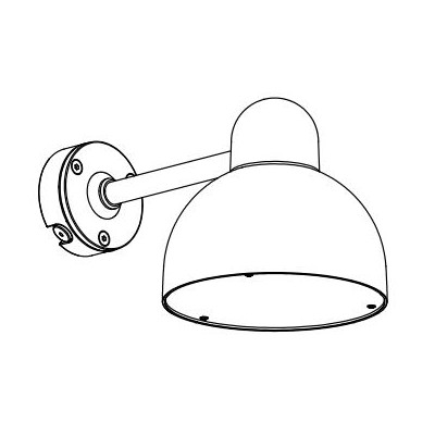 KOSTER 1912 CORTEN STEEL LED 17,5W 3000K STRAIGHT ARM