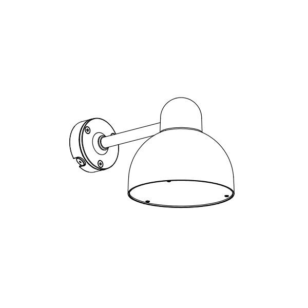 KOSTER 1912 CORTEN STEEL LED 17,5W 3000K STRAIGHT ARM