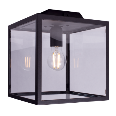 LOFOTEN 1942 BLACK E27 LED 11W CLEAR LAMPSHADE