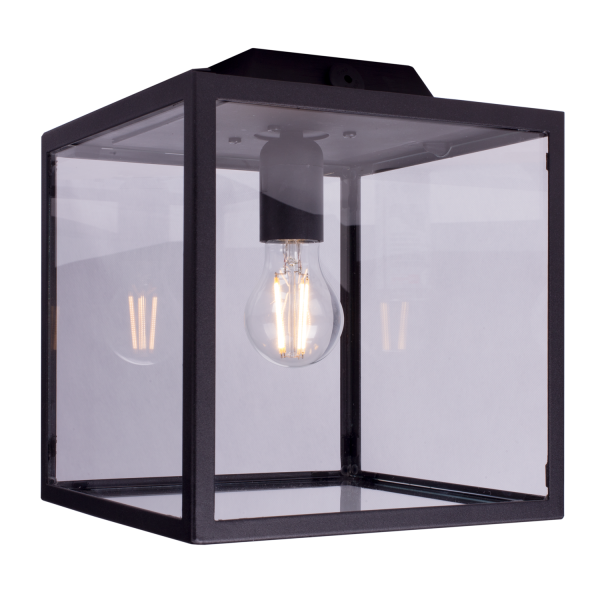 LOFOTEN 1942 BLACK E27 LED 11W CLEAR LAMPSHADE