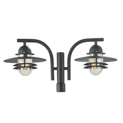 OSLO 2014 BLACK E27 LED 2 X 9W