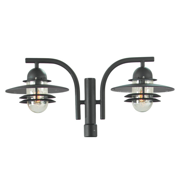 OSLO 2014 BLACK E27 LED 2 X 9W