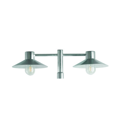 LUND 2020 HOT-DIP GALVANIZING E27 LED 2X 9W DOUBLE