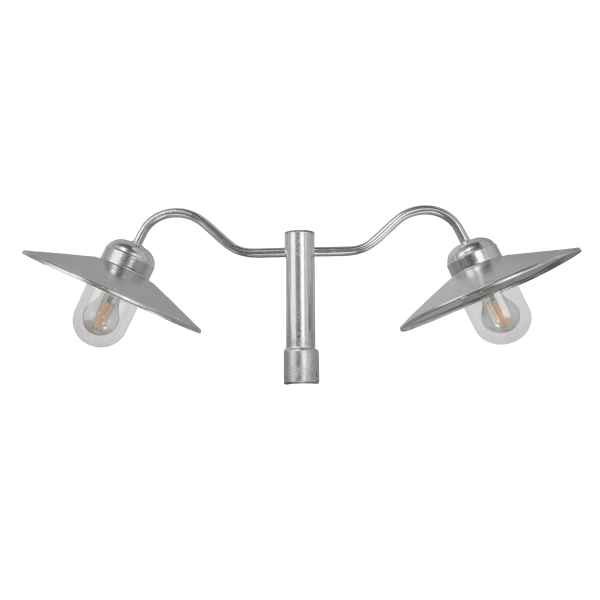 KARLSTAD 2030 HOT-DIP GALVANIZING 2xE27 LED 2X 9W DOUBLE