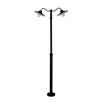 KARLSTAD 2032 BLACK 2xE27 LED 2X 9W COMPLETE WITH A POLE