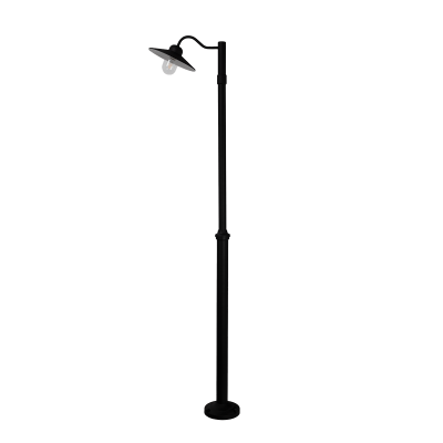 KARLSTAD 2033 BLACK E27 LED 9W COMPLETE WITH A POLE
