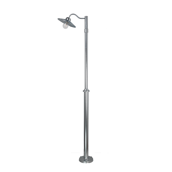 KARLSTAD 2033 HOT-DIP GALVANIZING E27 LED 9W COMPLETE WITH A POLE