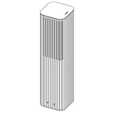 ASTRID 2206 ALUMINUM LED 10,6W 4000K 55CM