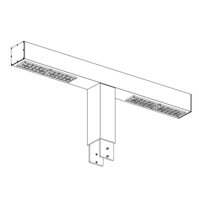 TRELLEBORG 2605 GRAPHITE LED 80,9W 4000K DOUBLE