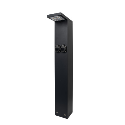 SKARA 2958 BLACK LED 7,7W 4000K DISTRIBUTOR ~230V TYPE F [SCHUKO]