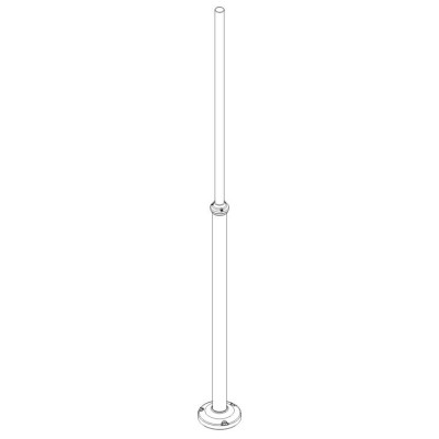 LAMPPOST 3011 COPPER BROWN E27 120-220CM A+..D