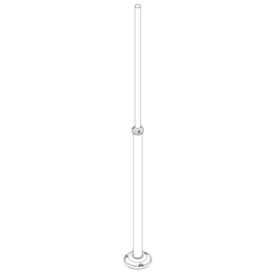 LAMPPOST 3011 WHITE E27 120-220CM A+..D