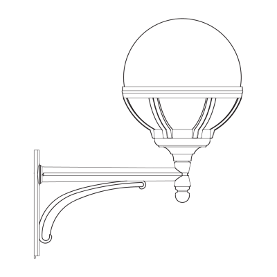 BOLOGNA 3026 BLACK/GOLD E27 LED 9W SINGLE