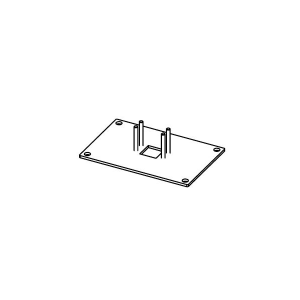 SPECIAL FOOT 3081 CORTEN STEEL FOR ASKER BOLLARD, MOLDE