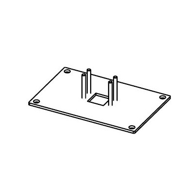 SPECIAL FOOT 3081 GRAPHITE FOR ASKER BOLLARD, MOLDE