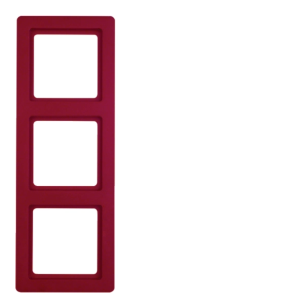 Q.1 Ramka 3-krotna, czerwony, aksamit