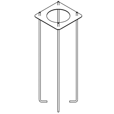 ANCHOR 3091 TO CONCRETE FOR POLES 180x180 ACCESSORY