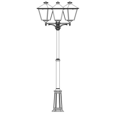 LONDON 4134 WHITE LED 3X13,4W 3000K TRIPLE
