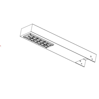 ASKER HEAD 4307 ALUMINUM LED 19,5W 4000K 6M CABLE