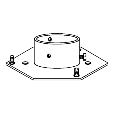 PLATE 6010 FOR METAL BASE TO GROUND