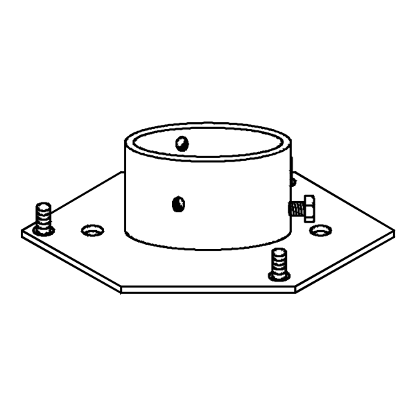 PLATE 6010 FOR METAL BASE TO GROUND